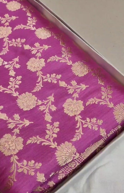 Banarasi Handwoven Pure Katan Silk Saree