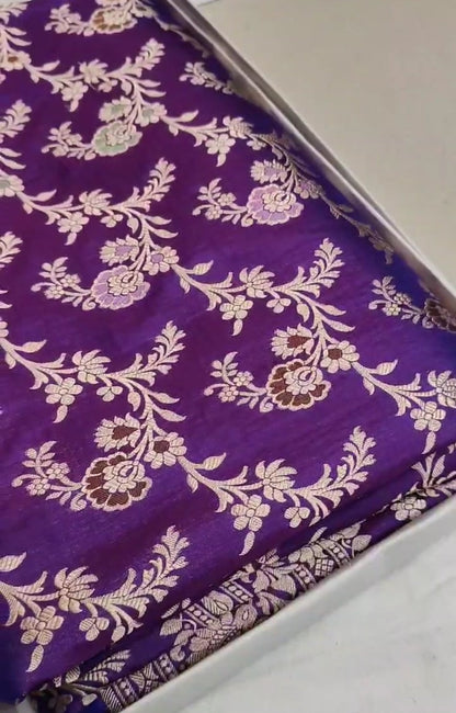 Banarasi Handwoven Pure Katan Silk Saree