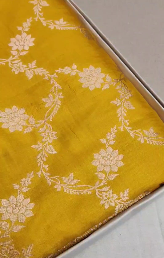 Banarasi Handwoven Pure Katan Silk Saree