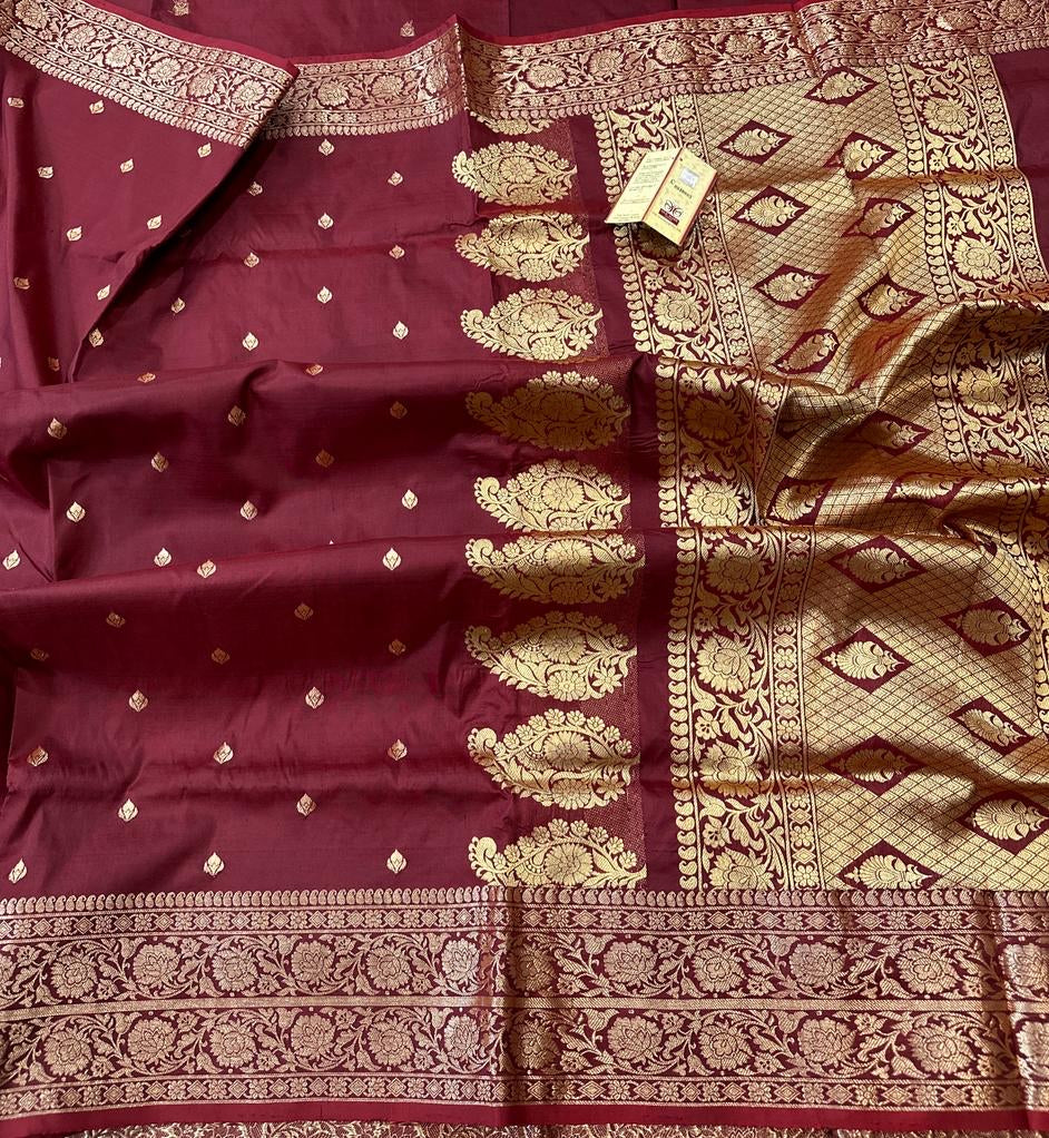 Banarasi katan  silk saree