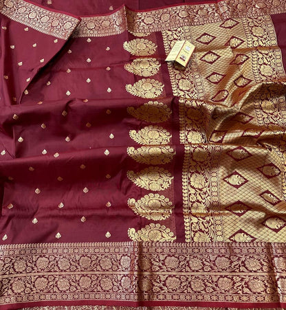 Banarasi katan  silk saree