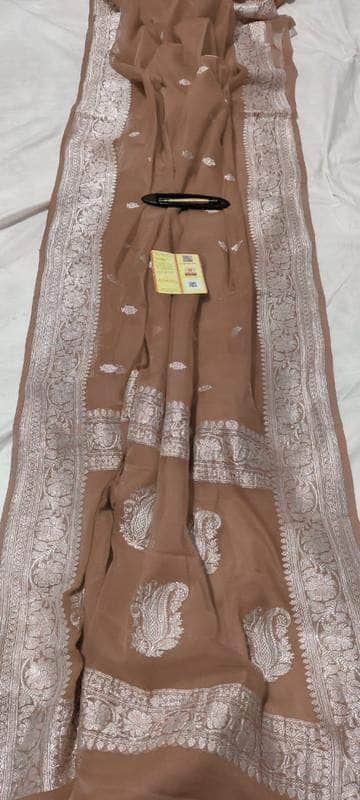 Banarasi Khaddi Chiffon Georgette Silk Saree