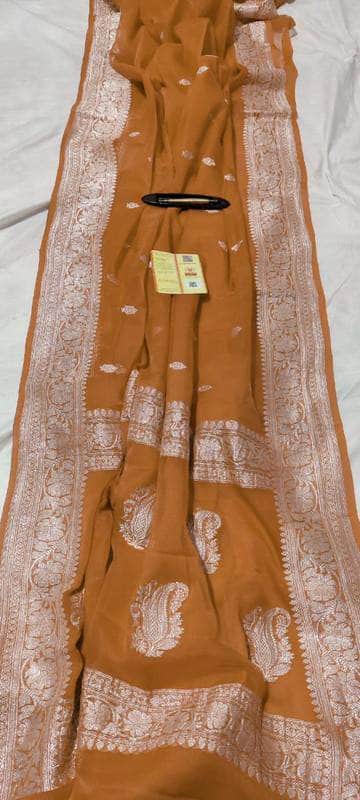 Banarasi Khaddi Chiffon Georgette Silk Saree
