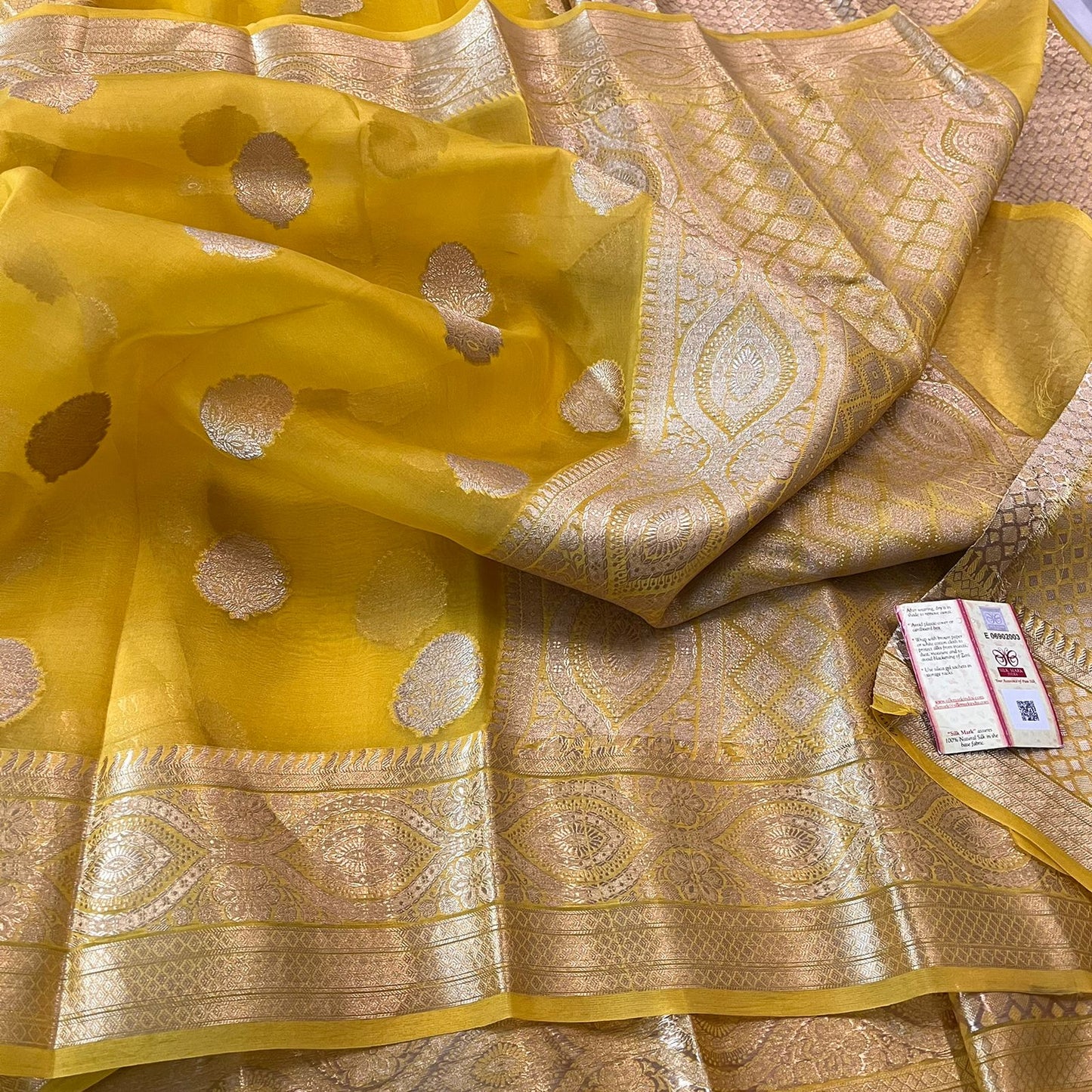 Banarasi Kora Organza Silk Soft Dayble Saree