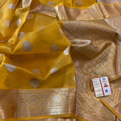 Banarasi Kora Organza Silk Soft Dayble Saree