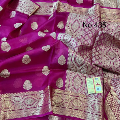 Banarasi Kora Organza Silk Soft Dayble Saree