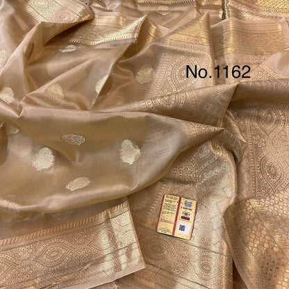 Banarasi Kora Organza Silk Soft Dayble Saree