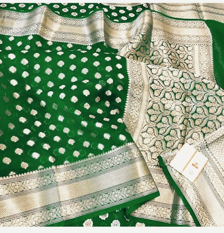 Banarasi  Kora Silk Saree