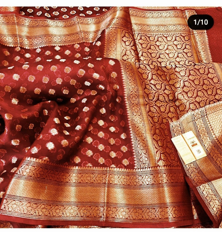 Banarasi  Kora Silk Saree