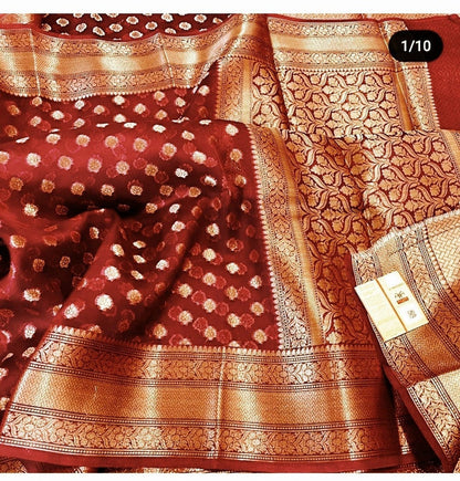 Banarasi  Kora Silk Saree