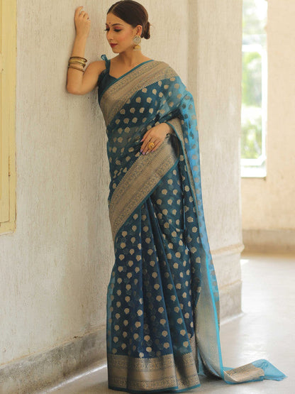Banarasi  Kora Silk Saree