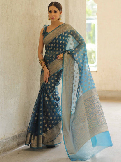 Banarasi  Kora Silk Saree