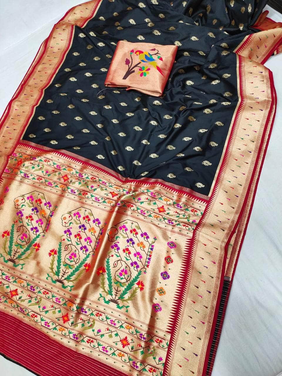 Banarasi Paithani Pure Silk Saree