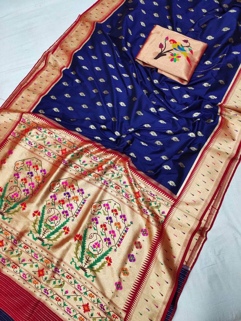 Banarasi Paithani Pure Silk Saree
