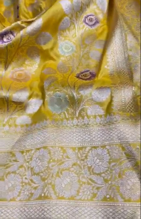 Banarasi Pure Katan Silk Saree handloom