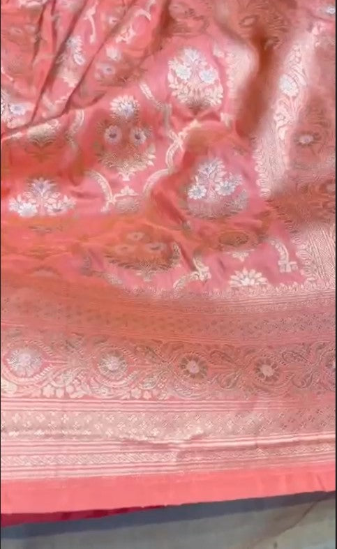 Banarasi Pure Katan Silk Saree handloom
