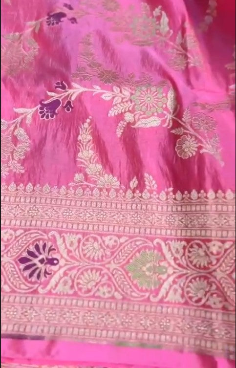 Banarasi Pure Katan Silk Saree handloom