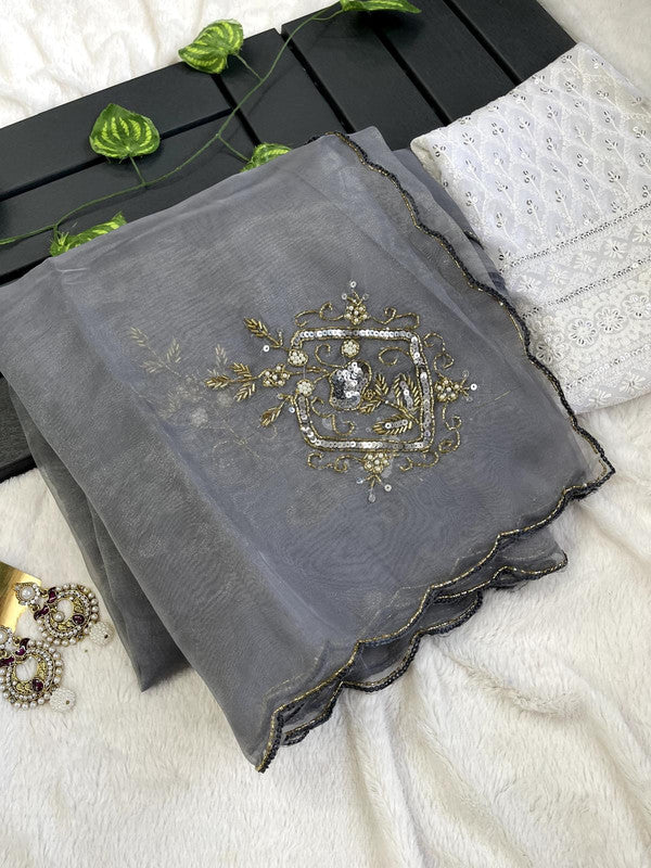 Beautiful Banarasi Designer Chiffon Saree