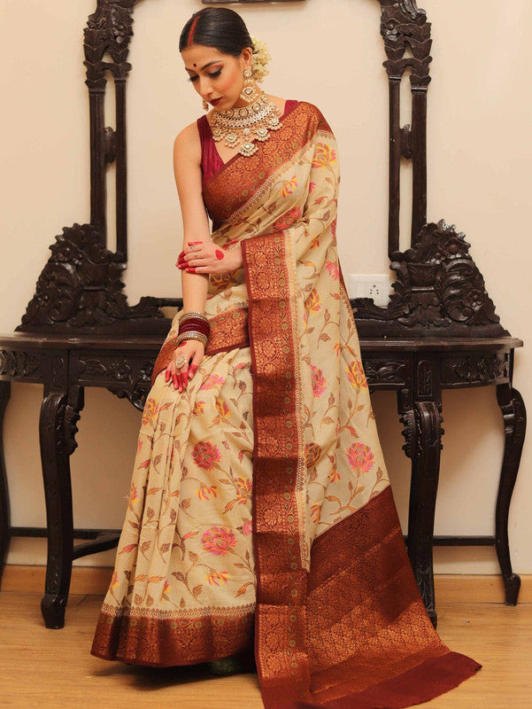 Beautiful Banarasi Pure Georgette Silk Saree