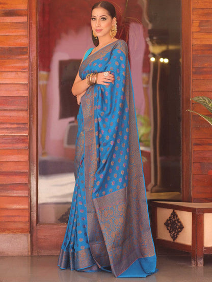 Beautiful Banarasi Pure Georgette Silk Saree