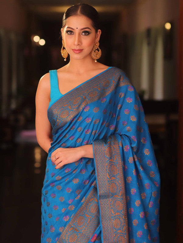 Beautiful Banarasi Pure Georgette Silk Saree