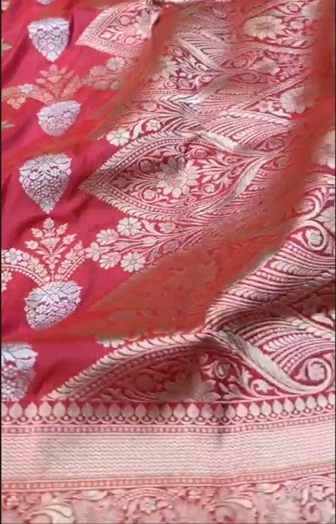 Beautiful Banarasi Pure Katan Silk Saree