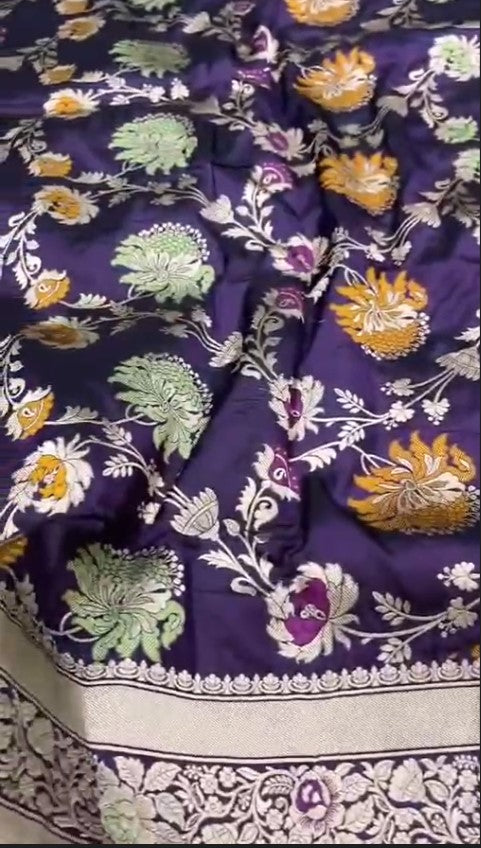 Beautiful Banarasi Pure Katan Silk Saree