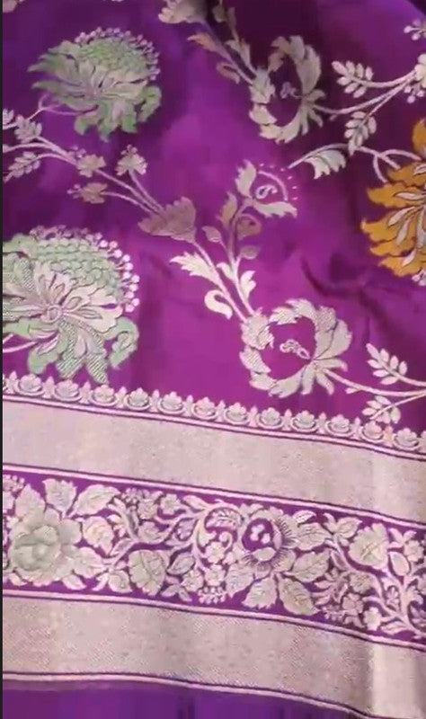 Beautiful Banarasi Pure Katan Silk Saree
