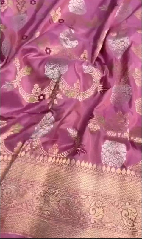 Beautiful Banarasi Pure Katan Silk Saree