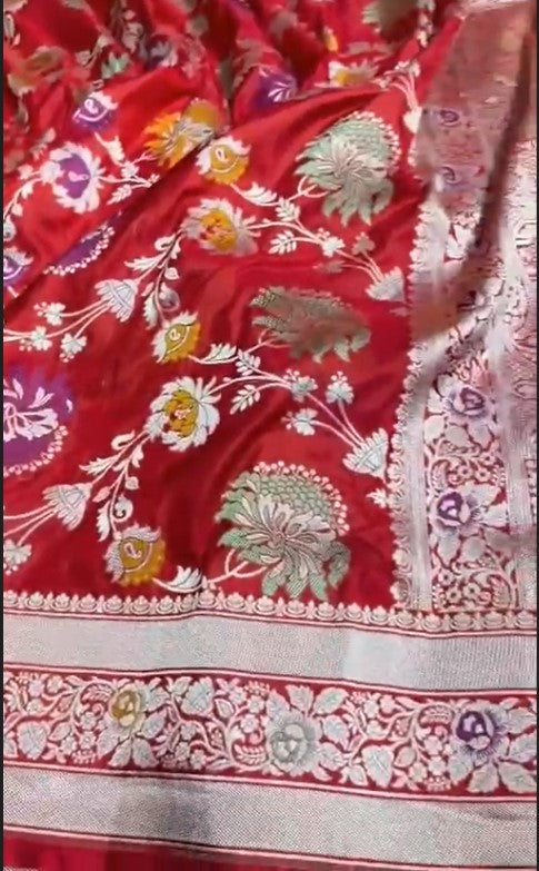 Beautiful Banarasi Pure Katan Silk Saree