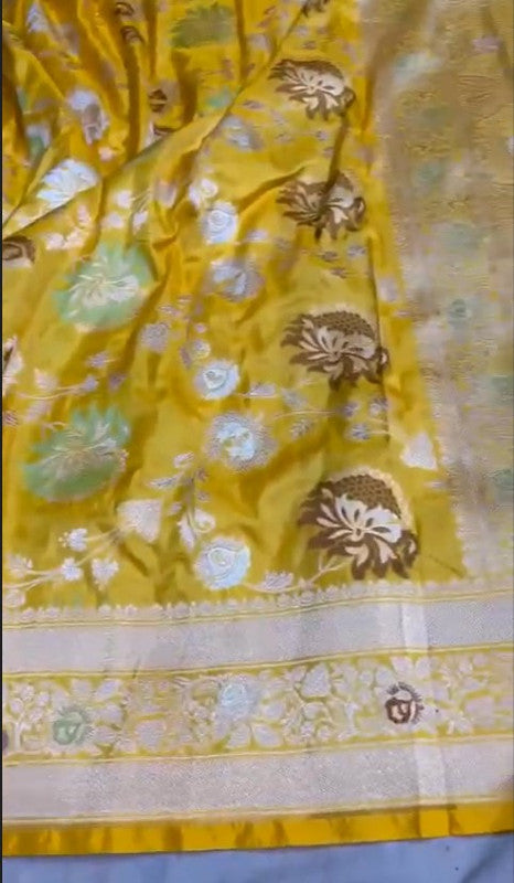 Beautiful Banarasi Pure Katan Silk Saree