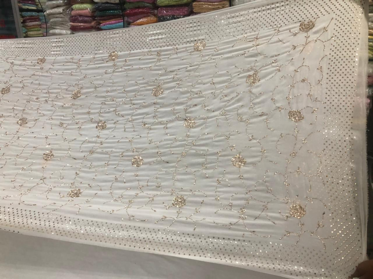 Beautiful Designer Custom Organza Saree