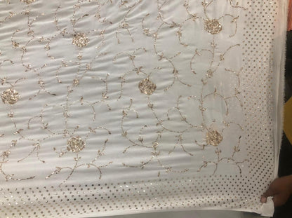 Beautiful Designer Custom Organza Saree