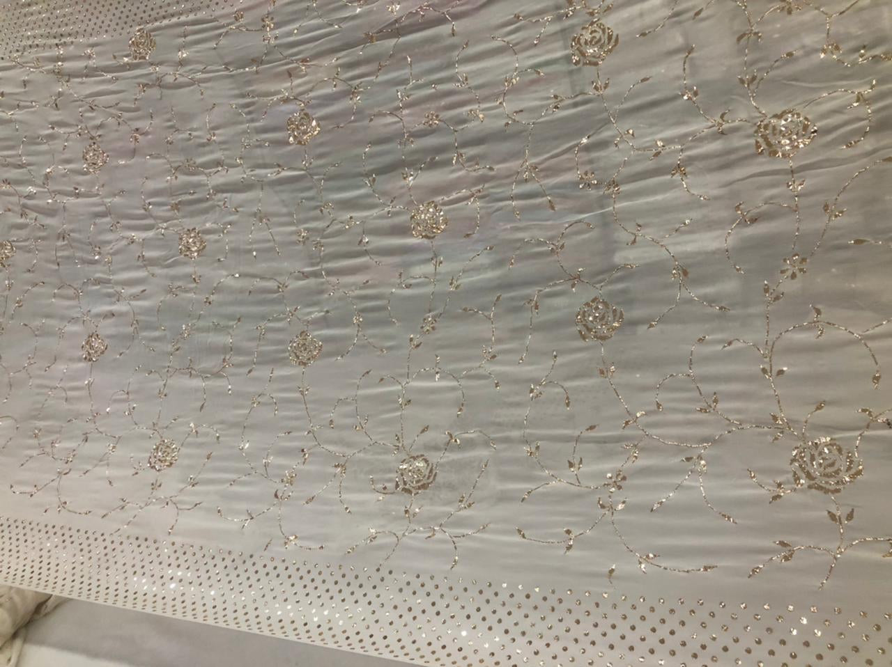 Beautiful Designer Custom Organza Saree