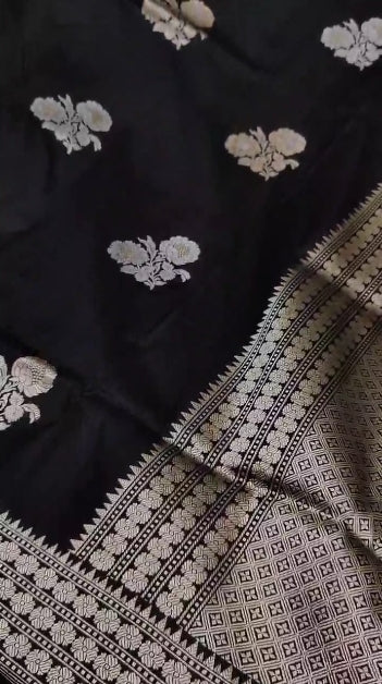 Beautiful Designer Katan Silk Banarasi Saree