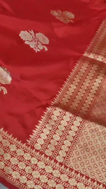 Beautiful Designer Katan Silk Banarasi Saree