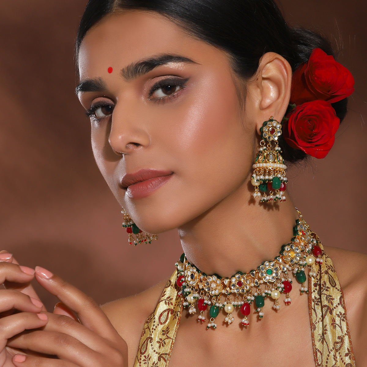 Beautiful Designer Kundan Necklace Set