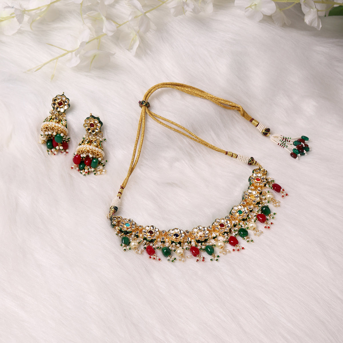 Beautiful Designer Kundan Necklace Set