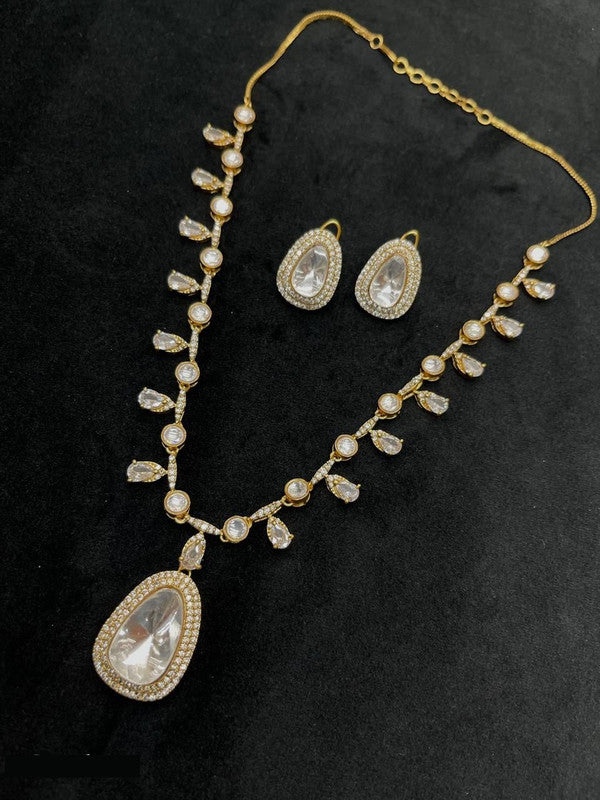 Beautiful Designer Long Polki Set