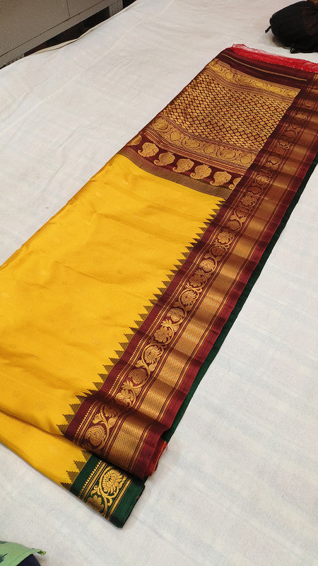 Beautiful Gadwal Handloom Pure Silk Saree