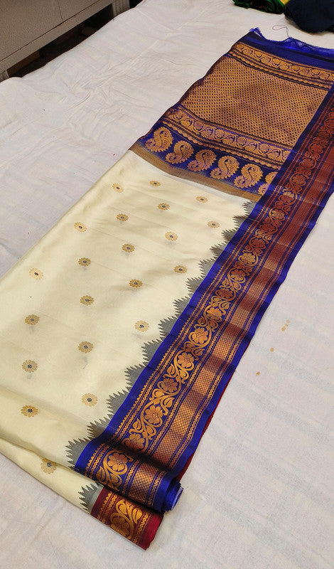 Beautiful Gadwal Handloom Pure Silk Saree