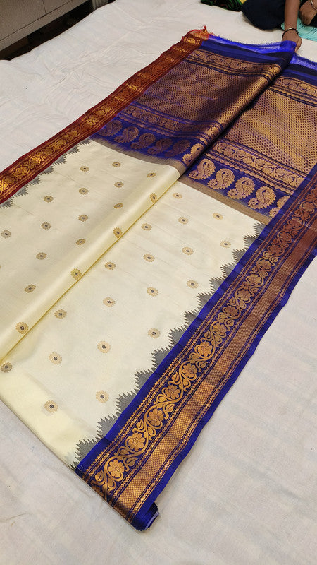 Beautiful Gadwal Handloom Pure Silk Saree
