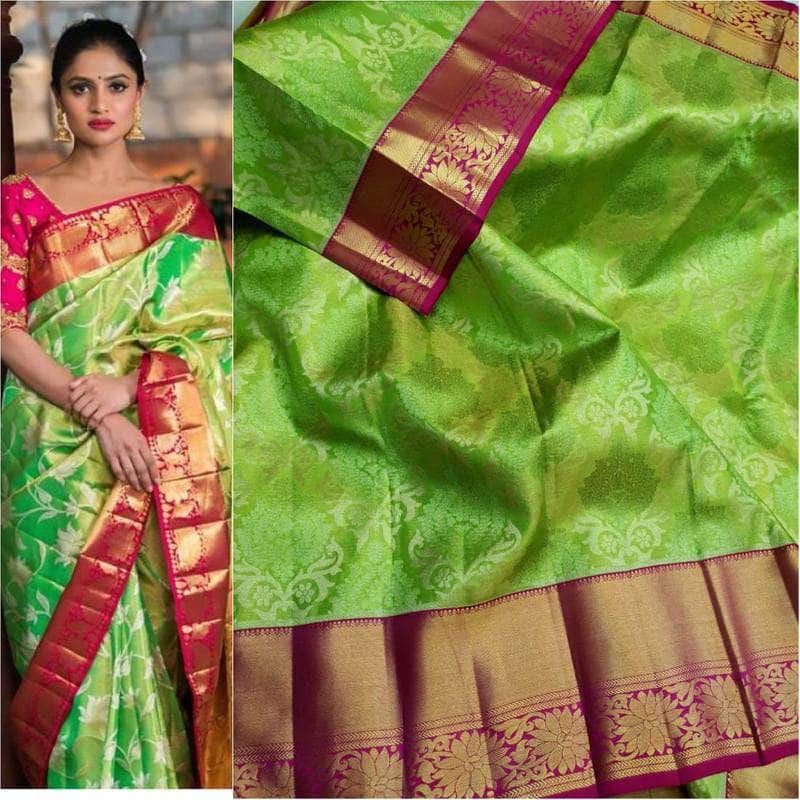 Beautiful Kanjivaram Authentic Silk Saree