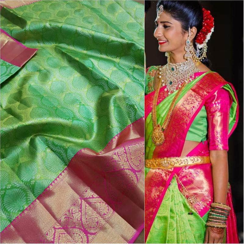 Beautiful Kanjivaram Authentic Silk Saree