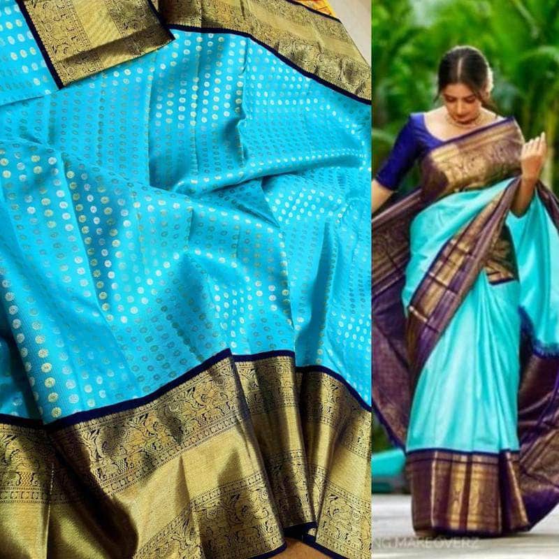 Beautiful Kanjivaram Authentic Silk Saree