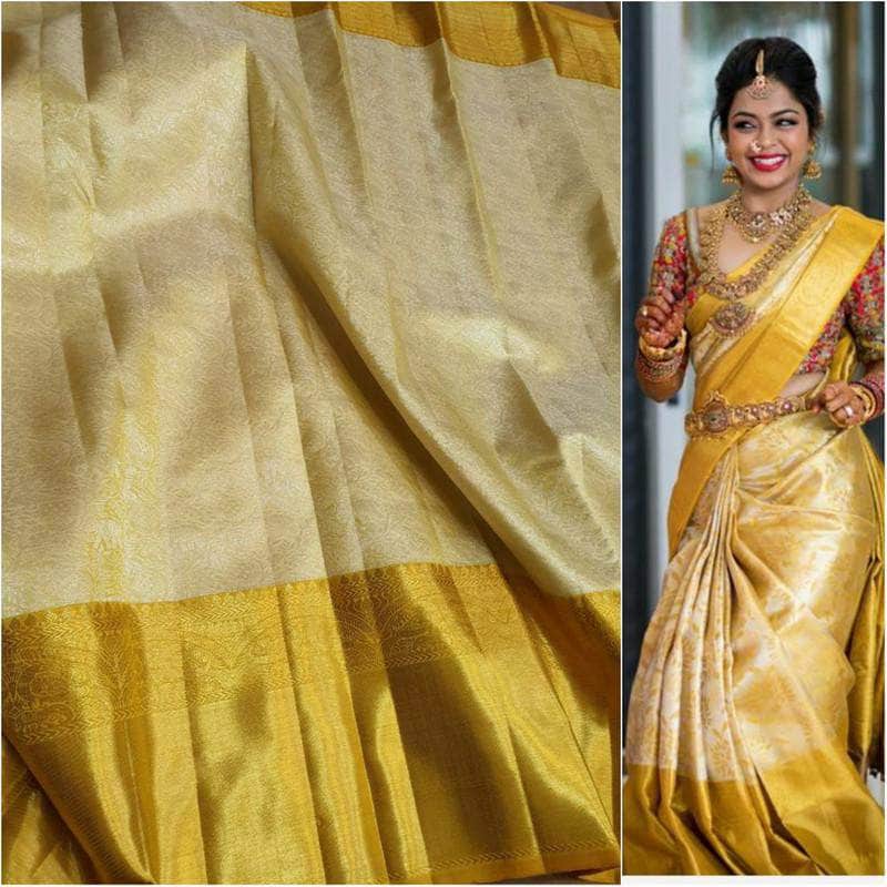 Beautiful Kanjivaram Authentic Silk Saree