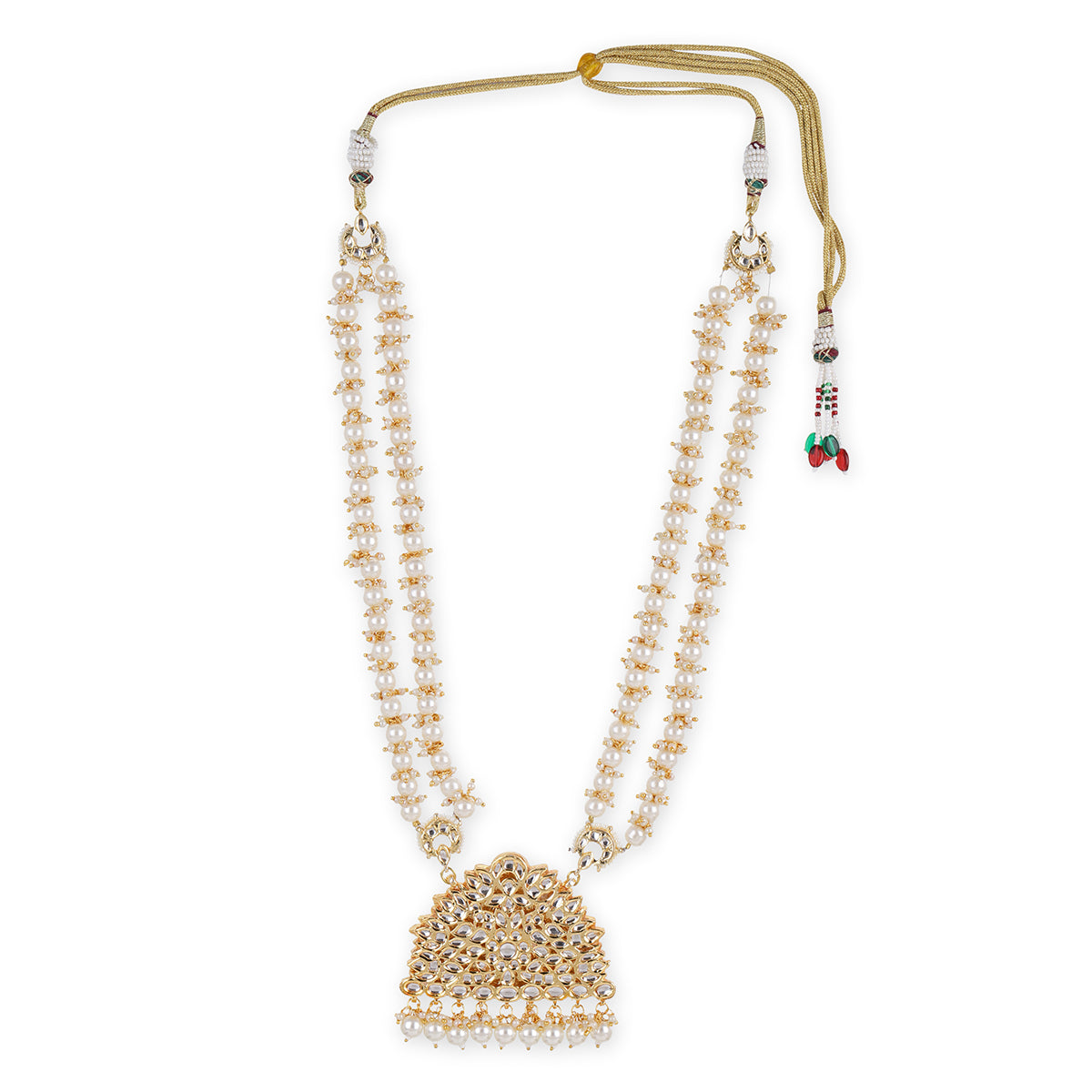 Beautiful Kundan Pearl Long Necklace