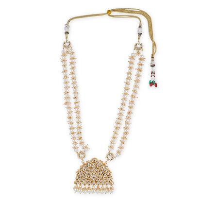 Beautiful Kundan Pearl Long Necklace