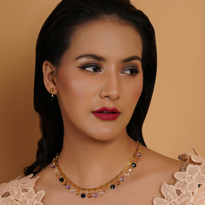 Beautiful Necklace With Matching Earrings