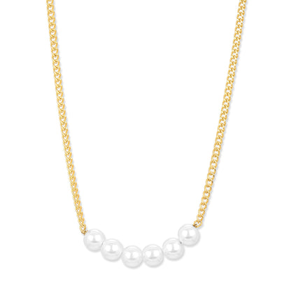 Beautiful Pearl and Precious Stone Necklace